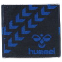 hummel (ヒュンメル) サッカー ウェア ハンドタオル 【ブラック×ロイヤルブルー】 HAA5022 9063 ウェアアクセサリー エキップ ユニセックス・ジュニア キッズ 子供用 男性用・女性用 黒 2025SP {NP}
