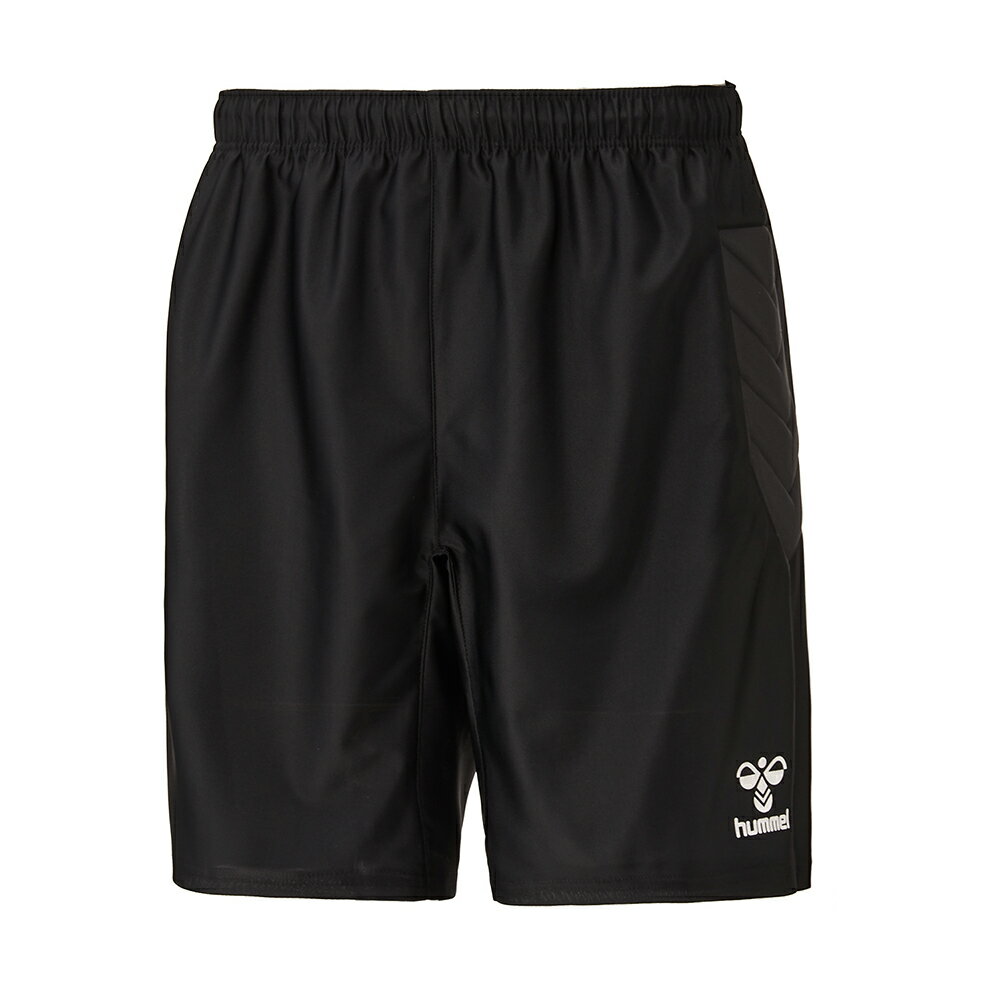 hummel （ヒュンメル） サッカー ウェア ゴールキーパーパンツ(パッド付) 【ブラック】 HAK2023 90 ゲームパンツ アパレル ユニセックス 男性用・女性用 黒 2025SP {NP}