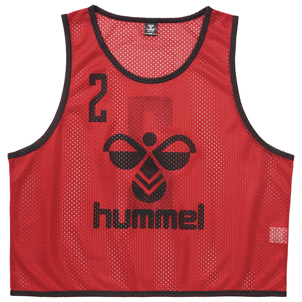 hummel (ヒュンメル) サッカー ウェア トレーニングビブス(10枚セット) 【レッド】 HAK6007Z 20 プラクティスシャツ アパレル ユニセック...