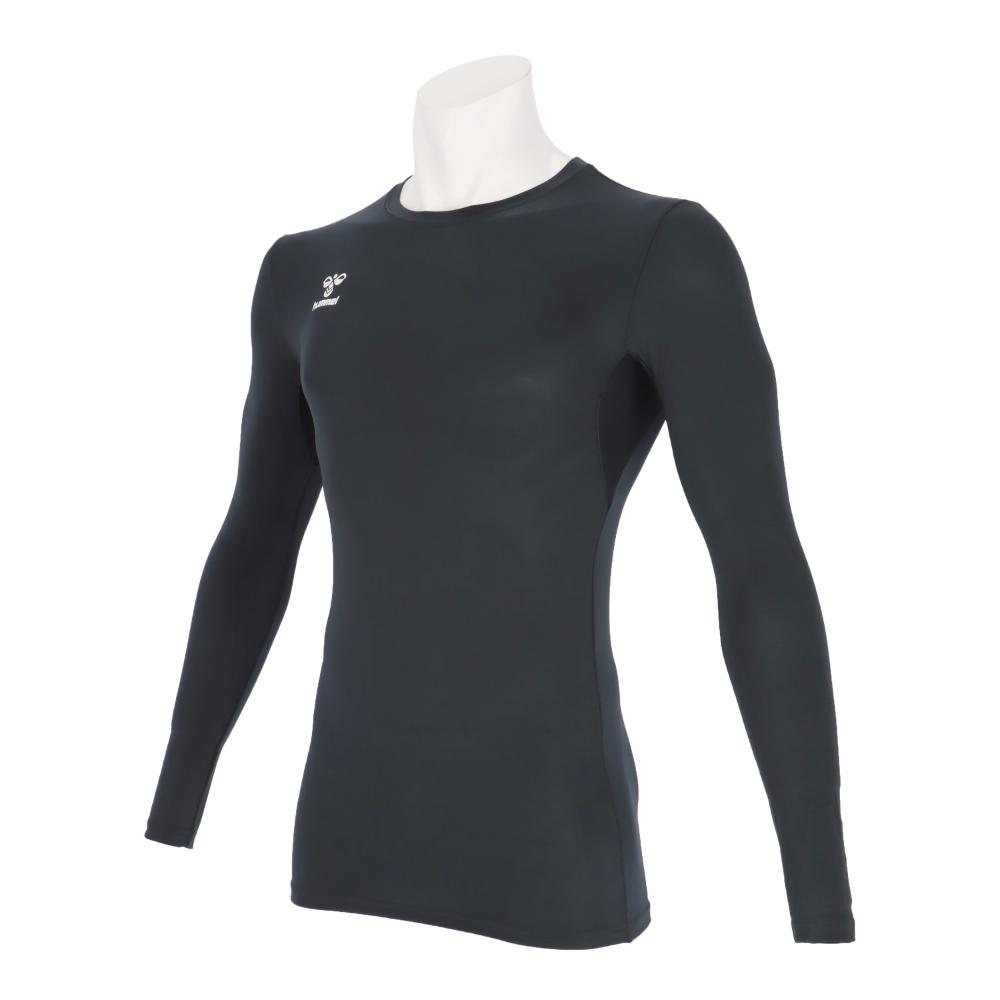 hummel （ヒュンメル） サッカー ウェア フィットインナーシャツ 【インディゴネイビー】 HAP5153 71 アンダー（インナー）シャツ アパレル ユニセックス 男性用・女性用 紺 2025SP {NP}