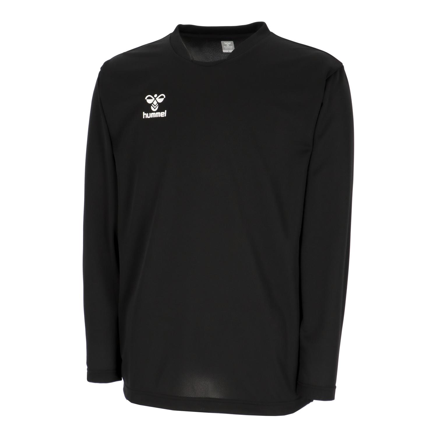 hummel （ヒュンメル） フィットネス・トレーニング ウェア チームロングTシャツ 【ブラック】 HAP7219 90 トレーニングシャツ アパレル ユニセックス 男性用・女性用 黒 2025SP {NP}