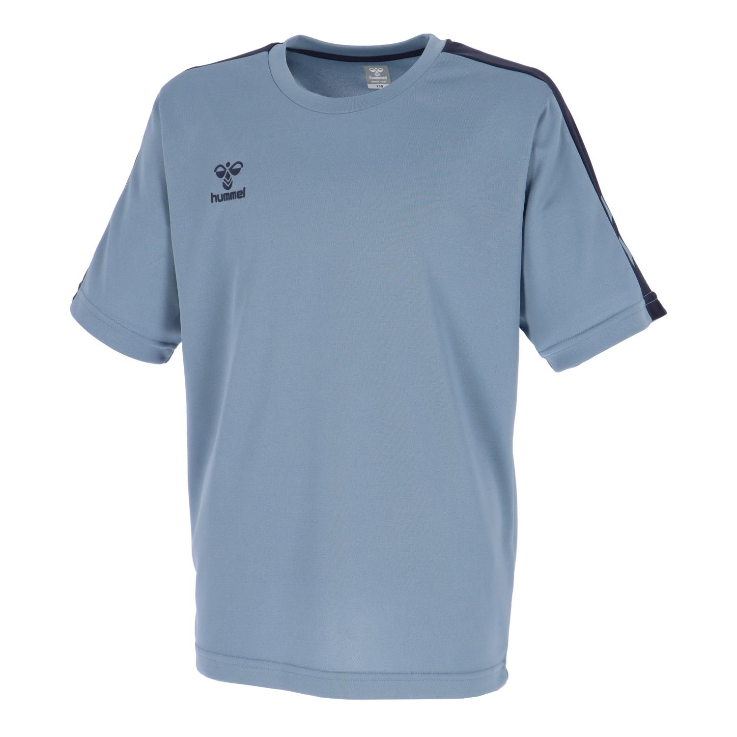 hummel （ヒュンメル） フィットネス・トレーニング ウェア ジュニアつめたTシャツ 【ブルーグレー】 H..