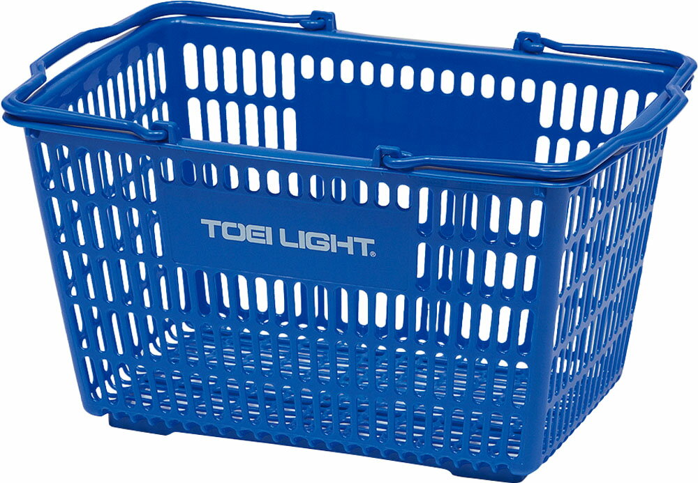 TOEI LIGHT（トーエイライト） 体育用品 カゴ 収納ボックス 備品入れ 運搬 トレーナーカゴ 【ブルー】 B2685 青 {SK}