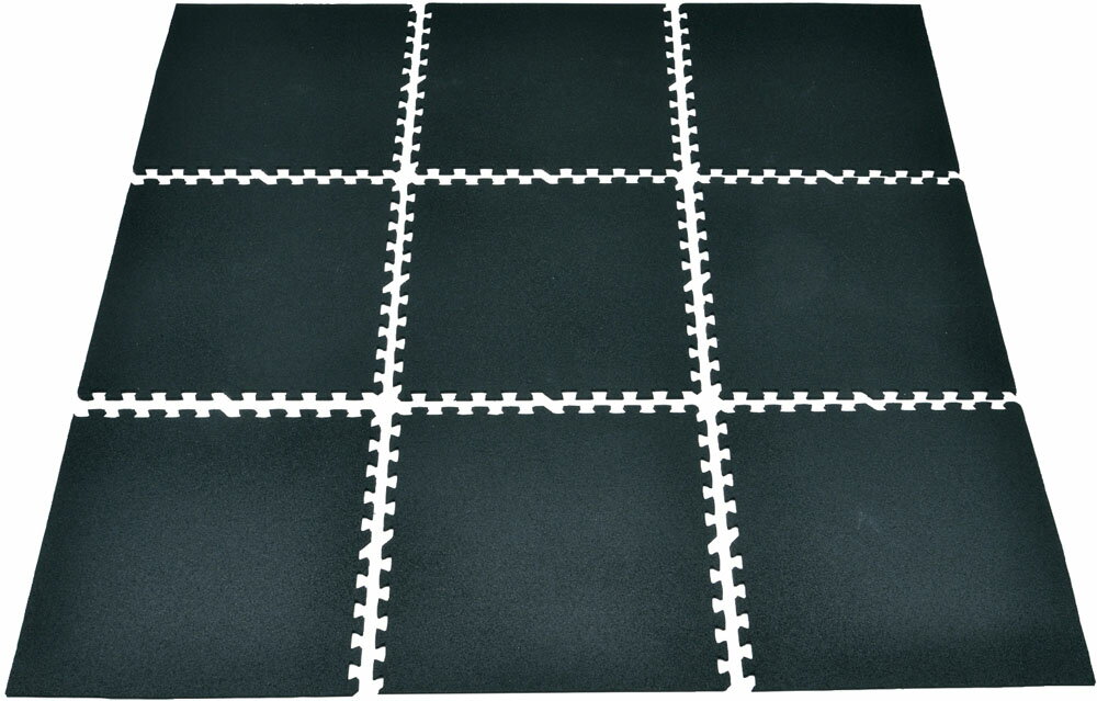 TOEI LIGHT（トーエイライト） 体育用品 フィットネス・トレーニング マット ストレッチ用品 ジョイントゴムマット コーナー 【ブラック】 H7271A 黒 {SK}