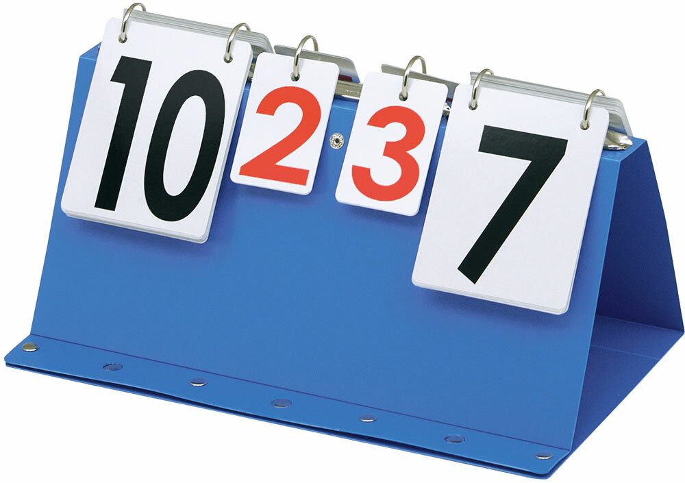 TOEI LIGHT （トーエイライト） 学校体育器具 器具・備品 両面表示卓球得点板 【ブルー】 B-2683 器具 ..