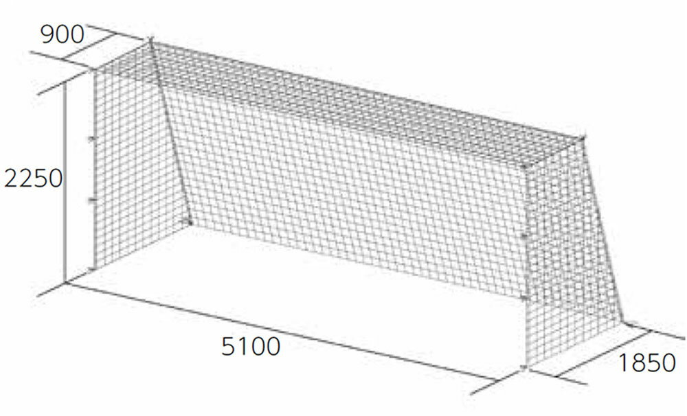 TOEI LIGHT (トーエイライト) サッカー 器具・備品 ジュニアサッカーゴールネット 【ホワイト】 B-3627 ネット サッカーゴールネット メンズ・...