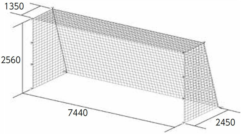 TOEI LIGHT (トーエイライト) サッカー 器具・備品 一般サッカーゴールネット 【ホワイト】 B-3628 ネット サッカーゴールネット メンズ・レデ...