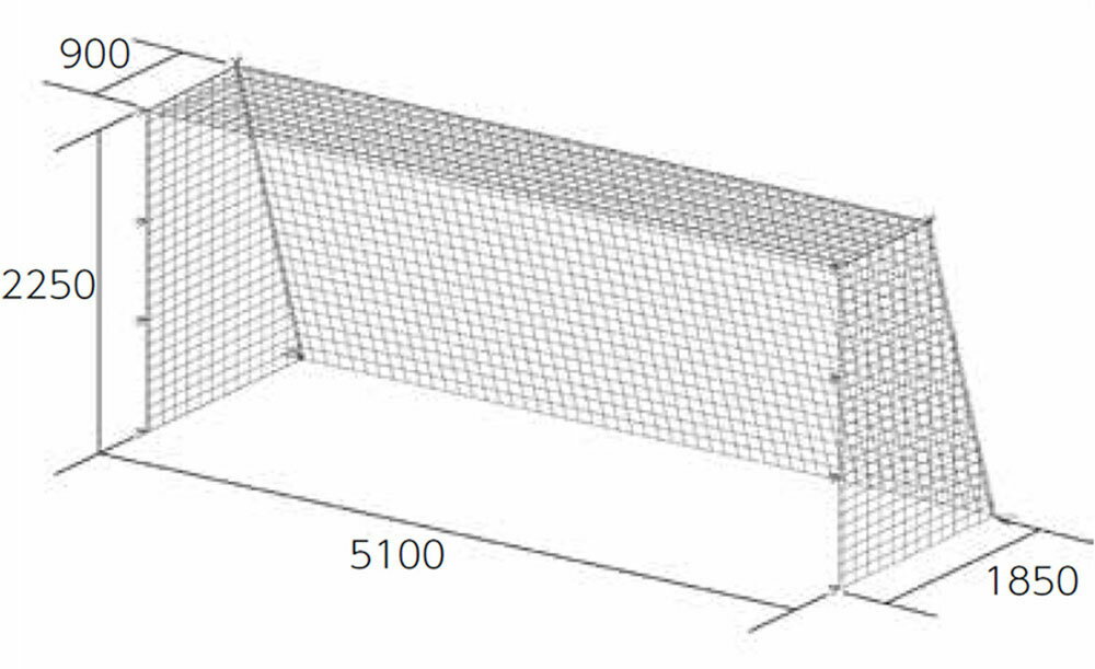 TOEI LIGHT (トーエイライト) サッカー 器具・備品 ジュニアサッカーゴールネット 【ホワイト】 B-3772 ネット サッカーゴールネット メンズ・...