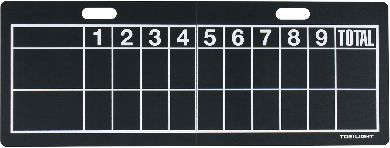 TOEI LIGHT （トーエイライト） 野球・ソフトボール 器具・備品 ベースボールボード2 【ブラック】 B-4119 得点版 野球得点板 メンズ・レディース 男性用・女性用 ブラック 黒 2025 4 {SK}