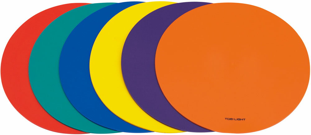 TOEI LIGHT （トーエイライト） 学校体育器具 器具・備品 アクティブプレースポット 【レッド/ブルー/グリーン/パープル/オレンジ/イエロー】 B-7140A マーカー マーカー メンズ・レディース 男性用・女性用 マルチカラー 赤 青 緑 紫 橙 黄 9999 1 {SK}