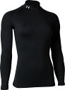 UNDER ARMOUR (アンダーアーマー) フィットネス・トレーニング ゲームシャツ・パンツ UA ヒートギア コンプレッション モック 【ブラック】 1358605 001 ストレッチシャツ アンダーシャツ レディース 女性用 ブラック 黒 20SS {NP}
