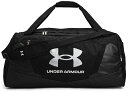 UNDER ARMOUR (アンダーアーマー) フィットネス・トレーニング バッグ UA アンディナイアブル5.0 ダッフルバッグ Lサイズ 【ブラック/ブラック/メタリックシルバー】 1369224 001 ダッフル・ボストン メンズ・レディース 男性用・女性用 ブラック 黒 銀 9999 {SK}