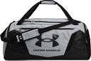 UNDER ARMOUR (アンダーアーマー) フィットネス・トレーニング バッグ UA アンディナイアブル5.0 ダッフルバッグ Lサイズ 【ピッチグレー/ブラック/ブラック】 1369224 012 ダッフル・ボストン メンズ・レディース 男性用・女性用 グレー 灰 黒 9999 {SK}
