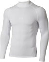 UNDER ARMOUR (アンダーアーマー) 野球&ソフトボール アンダーシャツ UA コールドギアアーマー コンプレッション ロングスリーブ モックシャツ 【ホワイト】 1375374 100 アンダーTシャツ アンダーシャツ メンズ 男性用 ホワイト 白 22FW {NP}