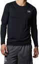 UNDER ARMOUR (アンダーアーマー) フィットネス・トレーニング ゲームシャツ・パンツ UA ヒートギア フィッティド ロングスリーブシャツ 【ブラック】 1387940 001 インナーシャツ ロングスリーブシャツ メンズ 男性用 ブラック 黒 24SS {NP}