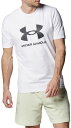 UNDER ARMOUR (アンダーアーマー) フィットネス・トレーニング Tシャツ UA スポーツスタイル ロゴ ショートスリーブTシャツ 【ホワイト】 1388009 100 半袖Tシャツメンズ ショートスリーブシャツ メンズ 男性用 ホワイト 白 24SS {NP}