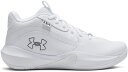 UNDER ARMOUR (アンダーアーマー) バスケットボール シューズ UAロックダウン7 AP 【ホワイト/ホワイト/ブラック】 3028801 100 ...