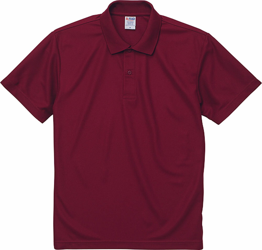 United Athle (ユナイテッドアスレ) カジュアル ポロシャツ 4.7オンス スペシャル ドライ カノコ ポロシャツ ローブリード 【バーガンディ】 ...