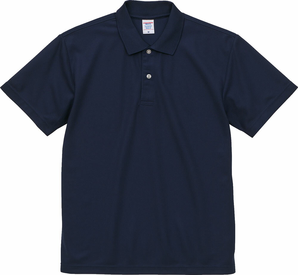 United Athle (ユナイテッドアスレ) カジュアル ポロシャツ 4.7オンス スペシャル ドライ カノコ ポロシャツ ローブリード 【インディゴ】 2...
