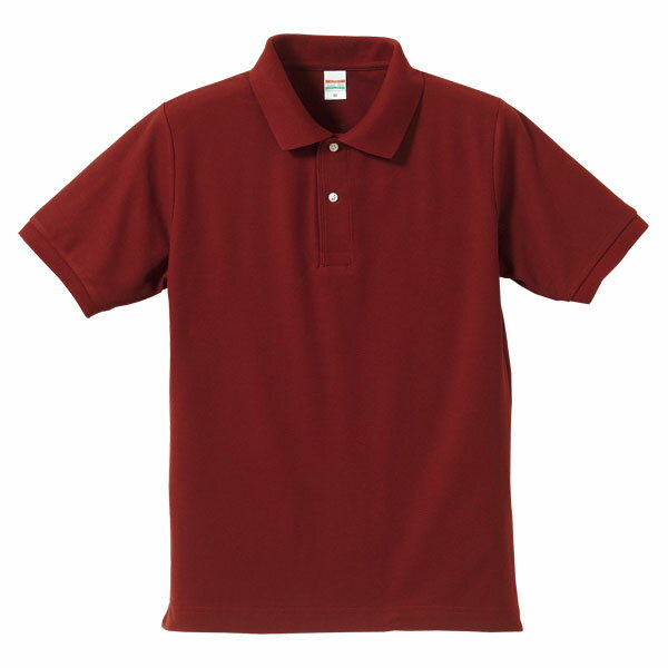 United Athle (ユナイテッドアスレ) カジュアル ポロシャツ 5.3オンスドライ CVC ポロシャツ 大きいサイズ 【バーガンディ】 505001X...