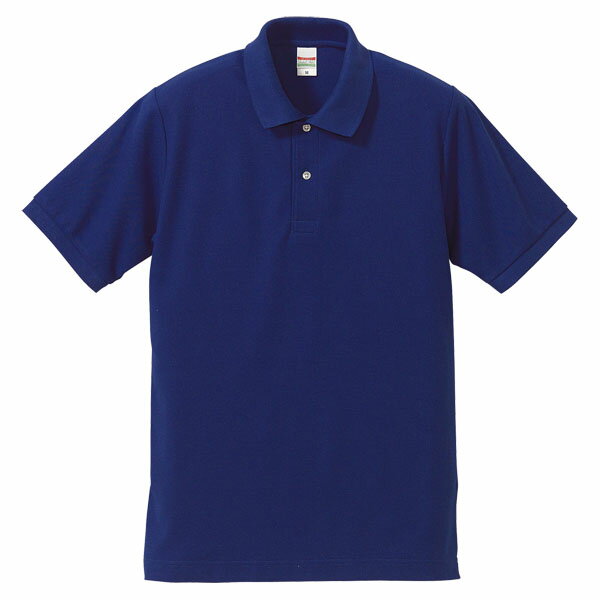 United Athle (ユナイテッドアスレ) カジュアル ポロシャツ 5.3オンスドライ CVC ポロシャツ 大きいサイズ XXXL 2XO 【コバルトブル...