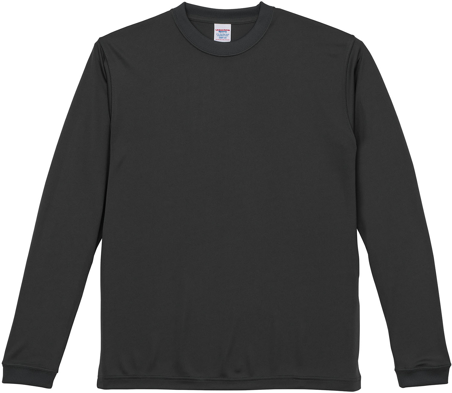 United Athle （ユナイテッドアスレ） カジュアル Tシャツ 4.7オンス ドライシルキータッチ ロングスリーブTシャツ 【ガンメタル】 508..