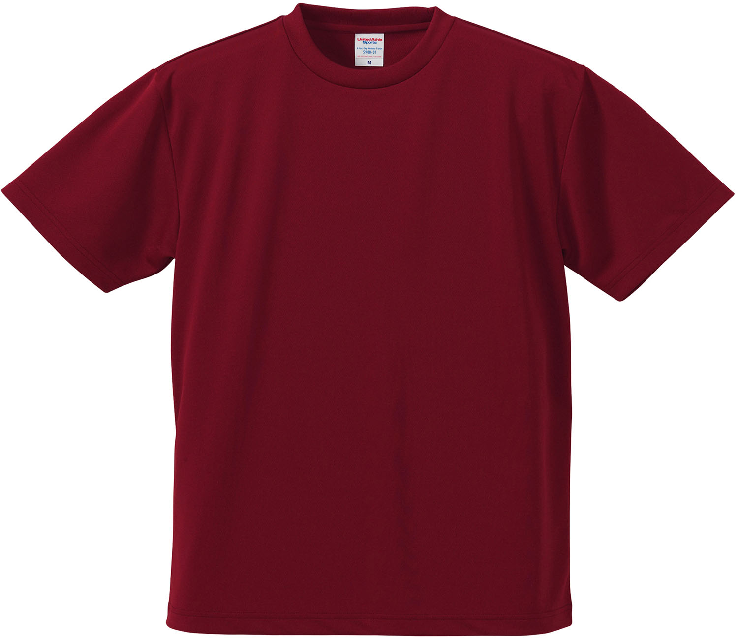 United Athle (ユナイテッドアスレ) カジュアル Tシャツ 4.1オンス ドライTシャツ 【バーガンディ】 590001C 72 半袖Tシャツ メン...