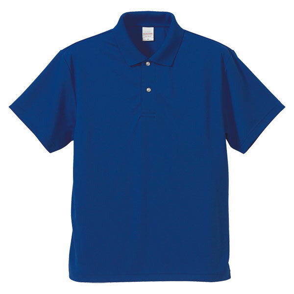 United Athle (ユナイテッドアスレ) カジュアル ポロシャツ 4.1オンス ドライポロシャツ 【コバルトブルー】 591001 84 ポロシャツ メ...