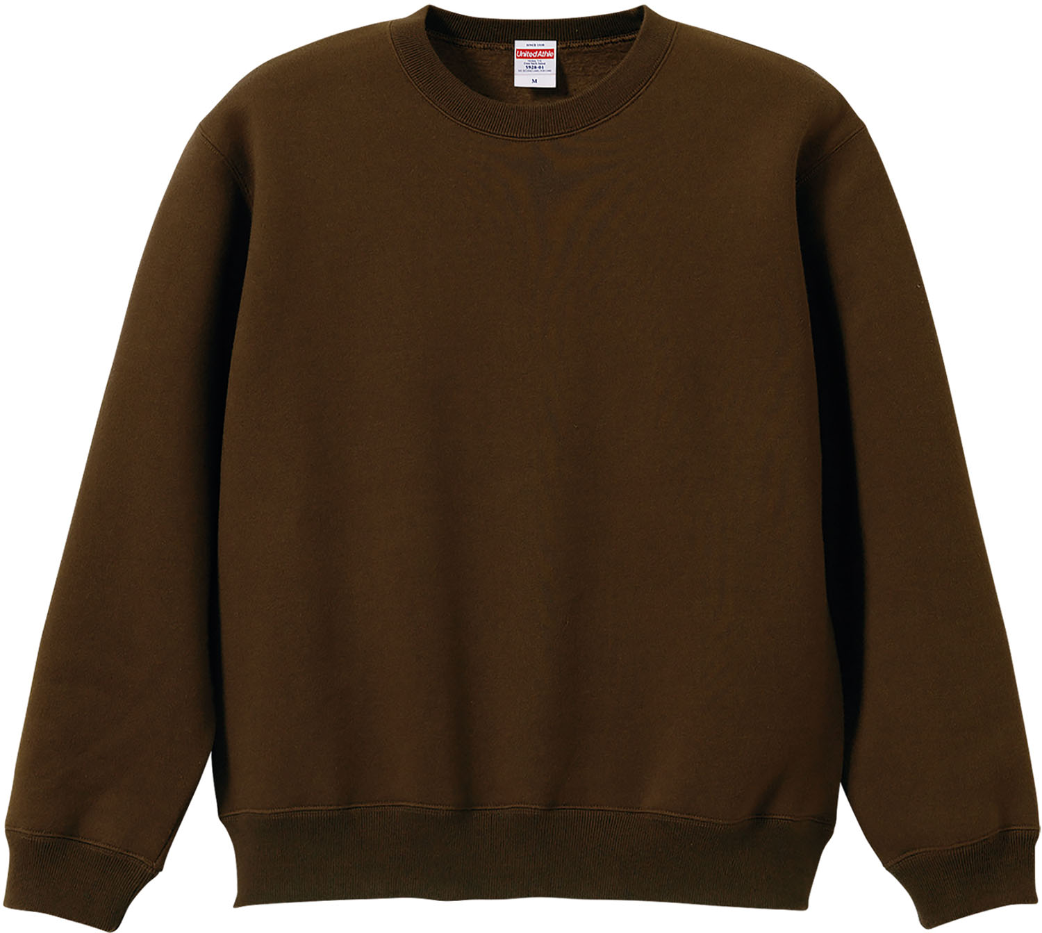 United Athle （ユナイテッドアスレ） カジュアル スウェット・トレーナ 10.0オンス CVCクルーネックスウェット 【ダークブラウン】 592801 52 スウエットジャケット メンズ・レディース 男性用・女性用 茶 23 {SK}(4)