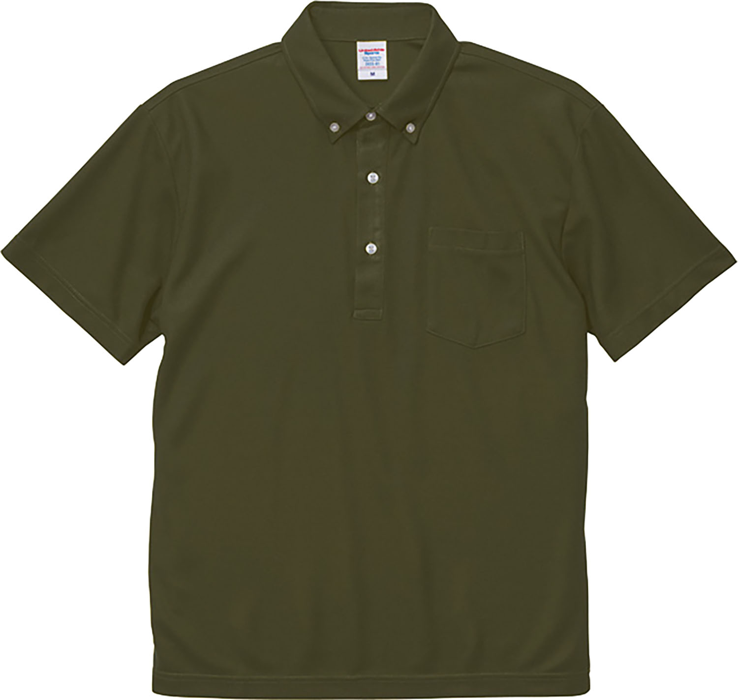 UnitedAthle (ユナイテッドアスレ) カジュアル 4.7オンス スペシャル ドライ カノコ ポロシャツ(ボタンダウン)(ポケット付き)(ローブリード)...