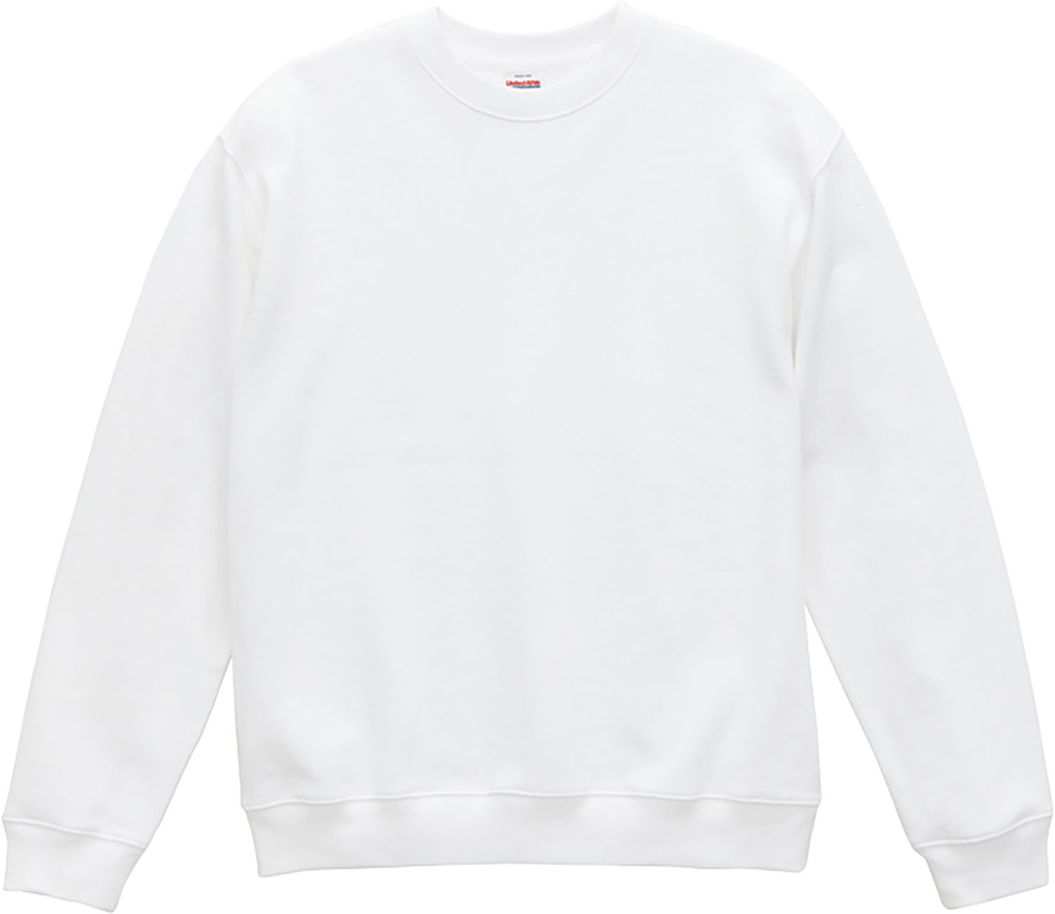 品名：8.8オンスAPクルーネックスウェットカラー名：ホワイトサイズ詳細：S:身丈65cm、身幅52cm、肩幅48cm、袖丈58cmM:身丈68cm、身幅55cm、肩幅51cm、袖丈59cmL:身丈71cm、身幅58cm、肩幅54cm、袖丈60cmXL:身丈74cm、身幅61cm、肩幅57cm、袖丈61cm商品の説明：生地のふっくら感や伸縮性が魅力。シーン問わずに活躍する万能クルーネック。素材・材質：綿100%(裏パイル)スウェットシャツ / トレーナー / スウェット / トレーニング / ウォームアップ / スポーツ / ランニング / ジョギング / カジュアル / デイユース / タウンユース / 普段使い / スポーティ / スポーツスタイル / セットアップ / リラックス / ホワイト / 539901C-1