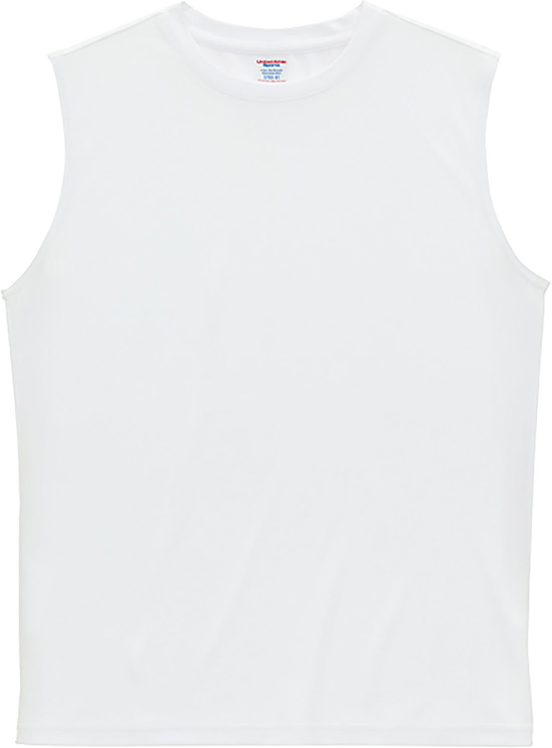 UnitedAthle (ユナイテッドアスレ) カジュアル Tシャツ 4.4オンス ドライスムース リサイクルポリエステル スリーブレスシャツ 【ホワイト】 5...