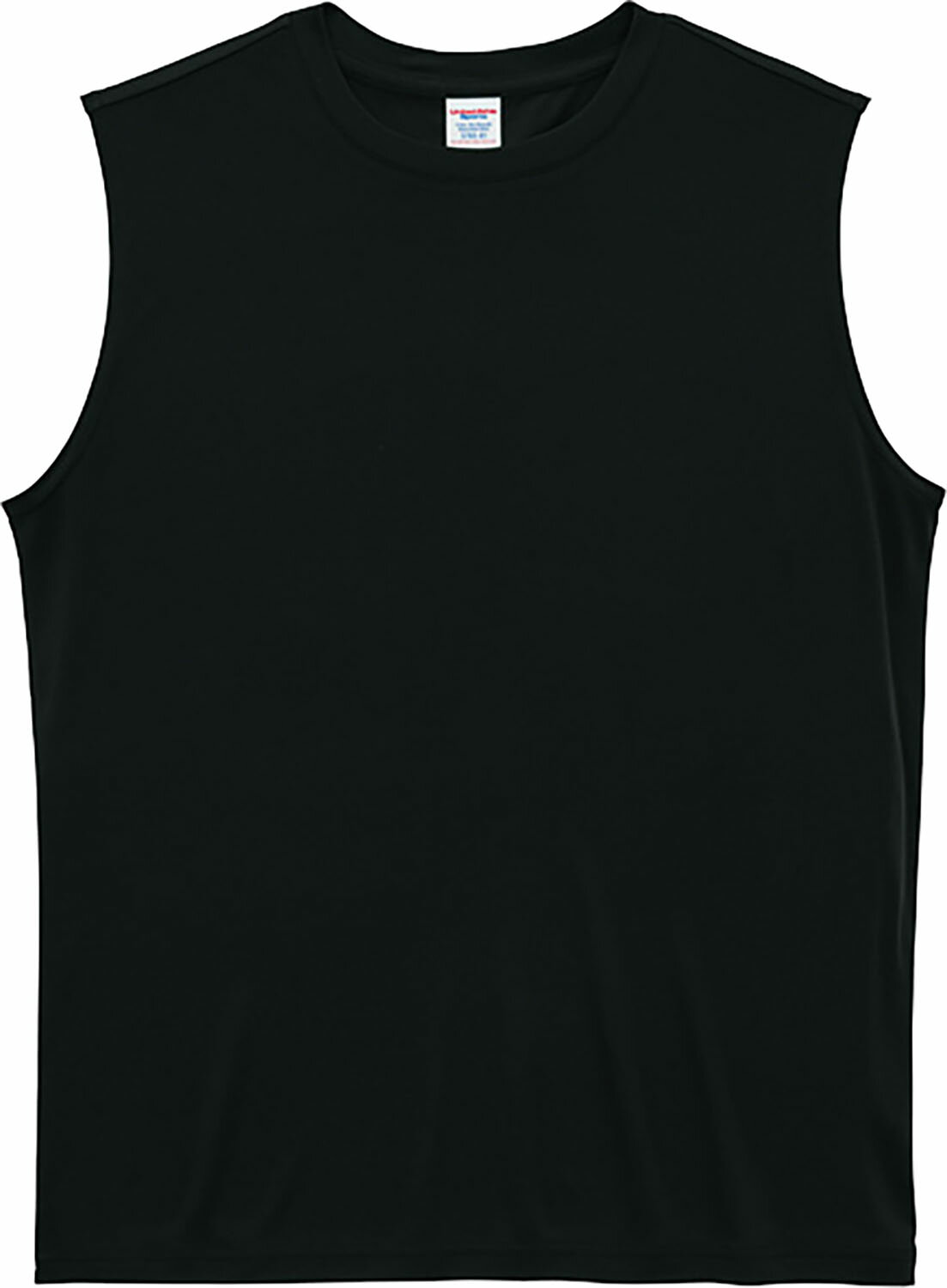 UnitedAthle (ユナイテッドアスレ) カジュアル Tシャツ 4.4オンス ドライスムース リサイクルポリエステル スリーブレスシャツ 【ブラック】 5...