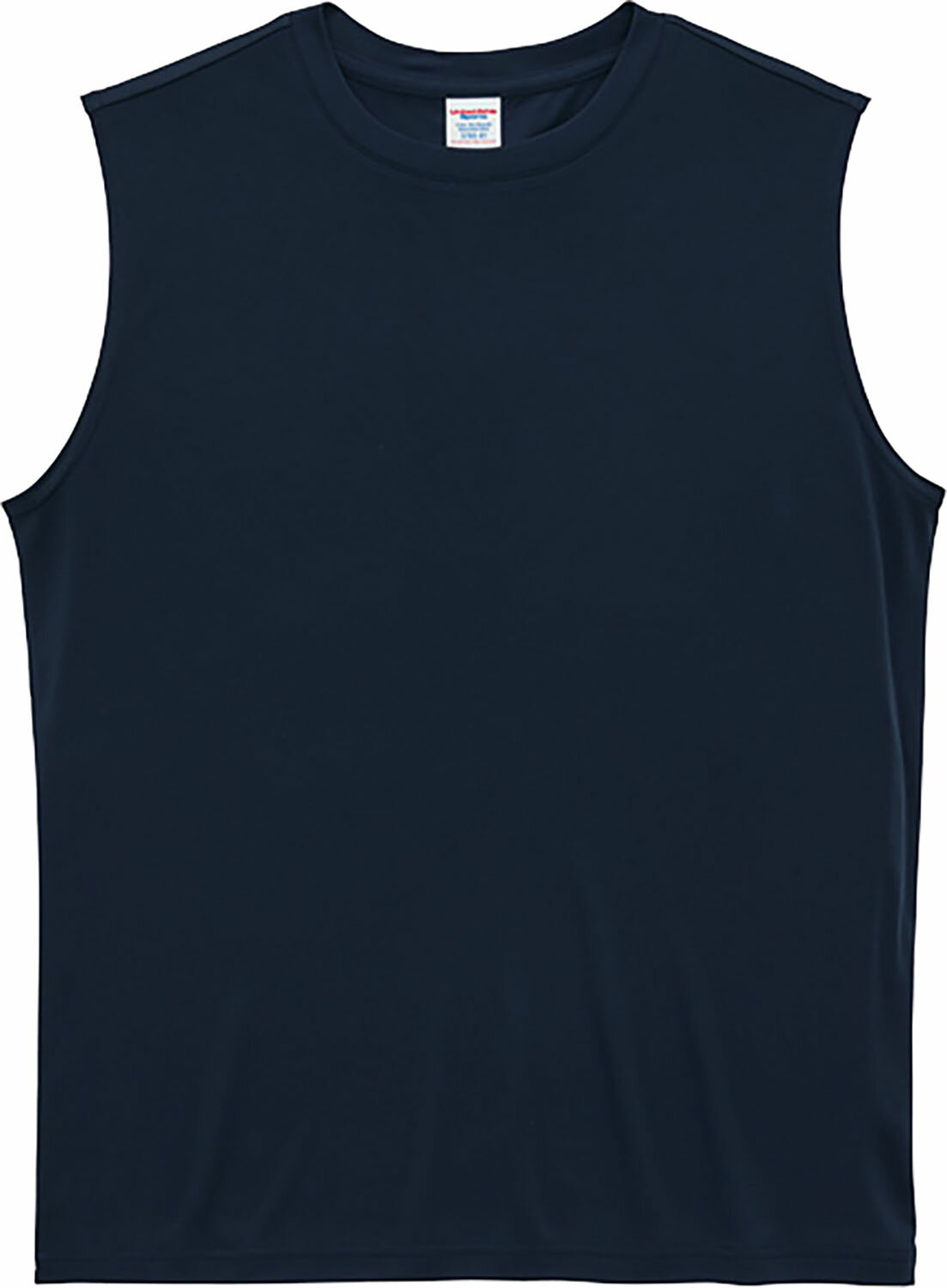 UnitedAthle (ユナイテッドアスレ) カジュアル Tシャツ 4.4オンス ドライスムース リサイクルポリエステル スリーブレスシャツ 【ネイビー】 5...