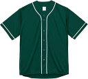 UnitedAthle (ユナイテッドアスレ) カジュアル ウェアその他 4.1オンス ドライアスレチック ベースボールシャツ 【アイビーグリーン/ホワイト】 ...