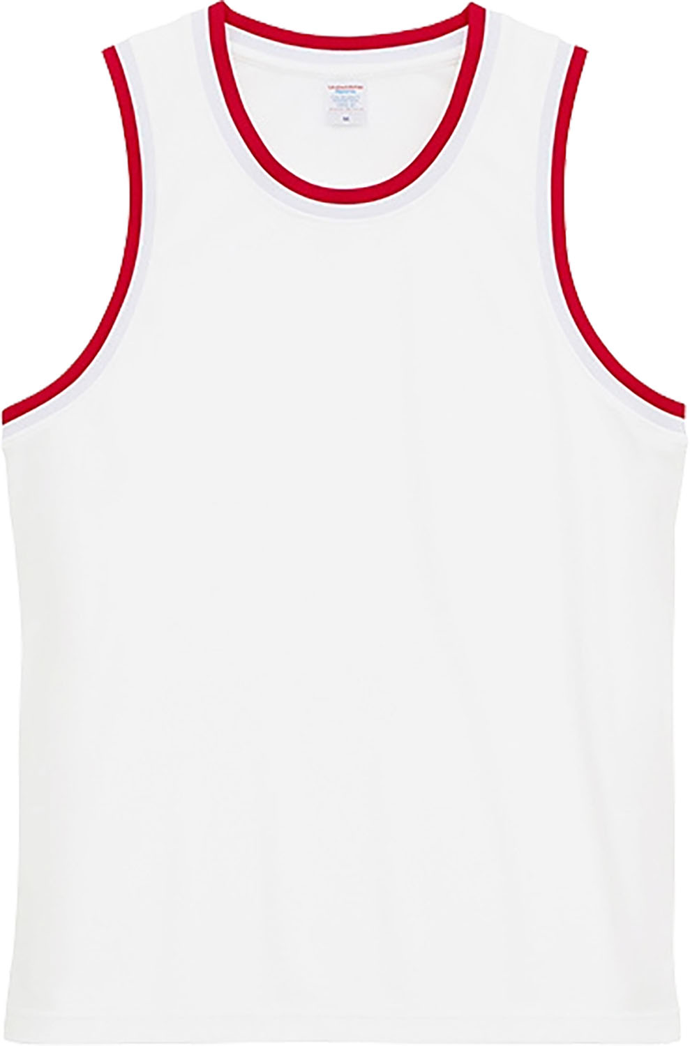 UnitedAthle (ユナイテッドアスレ) カジュアル ノースリーブ 4.1オンス ドライアスレチック ルーズフィット バスケットボールシャツ 【ホワイト/...