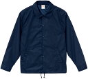 UnitedAthle (ユナイテッドアスレ) カジュアル ウインドウェア T/Cコーチジャケット(ウラジツキ) 【ネイビー】 744801 86 ウインドジャ...