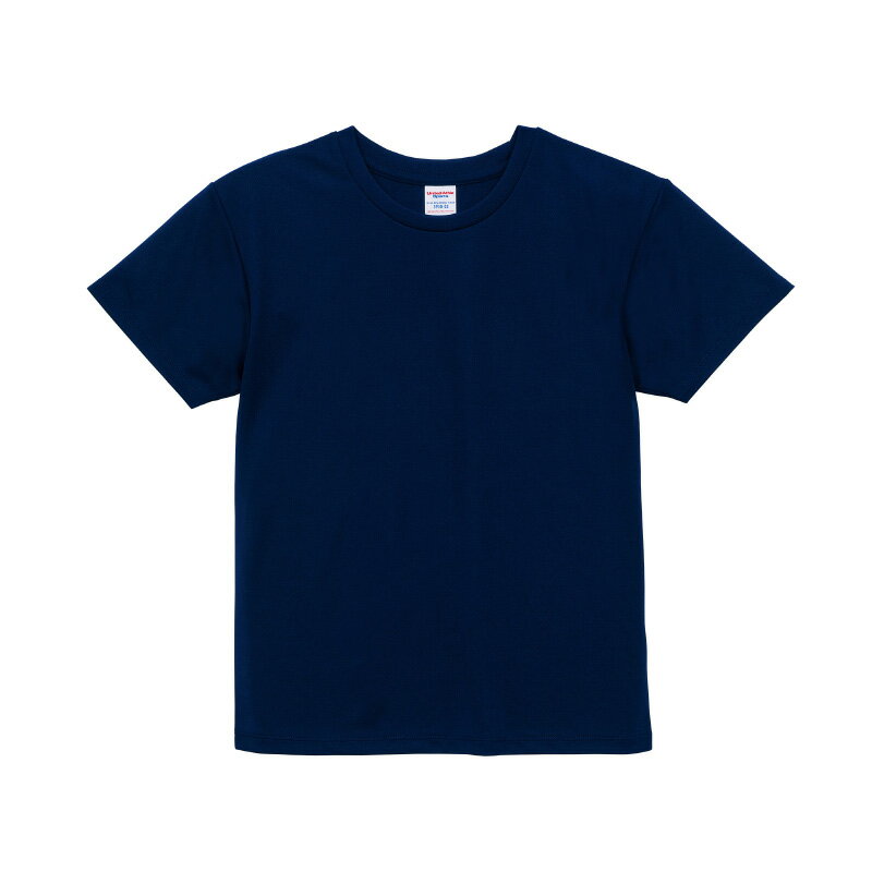 UnitedAthle (ユナイテッドアスレ) カジュアル Tシャツ 4.1オンス ドライアスレチック Tシャツ〈ウィメンズ〉 【ネイビー】 5900-03 0...