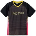 VICTAS (ヴィクタス) 卓球 Tシャツ V-TS417 【イエロー】 532402 3000 半袖Tウェア Tシャツ メンズ・レディース 男性用・女性用 ...