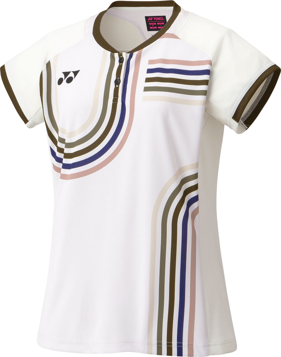 YONEX （ヨネックス） バドミントン ゲームシャツ・パンツ ウィメンズゲームシャツ 【ナチュラル】 20854 206 ゲームシャツウィメンズ ショートスリーブ レディース 女性用 ホワイト 白 25FW {NP}