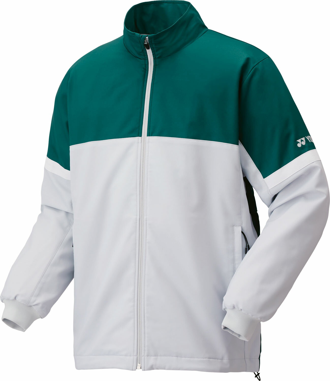 YONEX （ヨネックス） テニス ウインドウェア ユニ裏地付ウィンドウォーマーシャツ 【アイスグレー】 70104 326 ウォーマージャケット ジャケット メンズ・レディース 男性用・女性用 グレー 灰 25FW {SK}