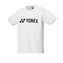 YONEX(ヨネックス) テニス Tシャツ 半袖<ショートスリーブ> ユニドライTシャツ 【ホワイト】 16501 011 メンズ・レディース 男性用・女性用 ...