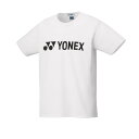 YONEX（ヨネックス） テニス Tシャツ 半袖＜ショートスリーブ＞ ユニドライTシャツ 【ホワイト】 16501 011 メンズ・レディース 男性用・女性用 白 21 {NP} 1