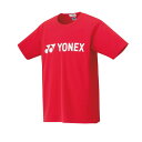 YONEX（ヨネックス） テニス Tシャツ 半袖＜ショートスリーブ＞ ジュニアドライTシャツ 【サンセットレッド】 16501J 496 ジュニア・キッズ 子供用 赤 21 {NP}