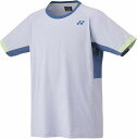YONEX (ヨネックス) テニス ゲームシャツ・パンツ ユニゲームシャツ(フィットスタイル) 【ミストブルー】 10563 406 トレーニングシャツ ゲームウェア トップス ユニセックス 男性用・女性用 ブルー 青 24SS {NP}