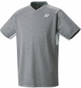 YONEX (ヨネックス) テニス ゲームシャツ・パンツ ユニゲームシャツ(フィットスタイル) 【グレーモク】 10598 275 トレーニングシャツ ゲームウ...
