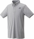 YONEX (ヨネックス) テニス ゲームシャツ・パンツ ユニゲームシャツ 【グレーモク】 10600 275 トレーニングシャツ ゲームウェア トップス ユニ...