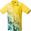 YONEX (ヨネックス) テニス ゲームシャツ・パンツ ユニゲームシャツ 【ライトイエロー】 10601 279 トレーニングシャツ ゲームウェア トップス ...