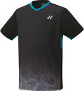 YONEX (ヨネックス) テニス ゲームシャツ・パンツ ユニゲームシャツ(フィットスタイル) 【ブラック】 10604 007 トレーニングシャツ ゲームウェ...