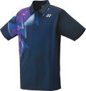 YONEX (ヨネックス) テニス ゲームシャツ・パンツ ユニゲームシャツ 【ネイビーブルー】 10606 019 トレーニングシャツ ゲームウェア トップス ...